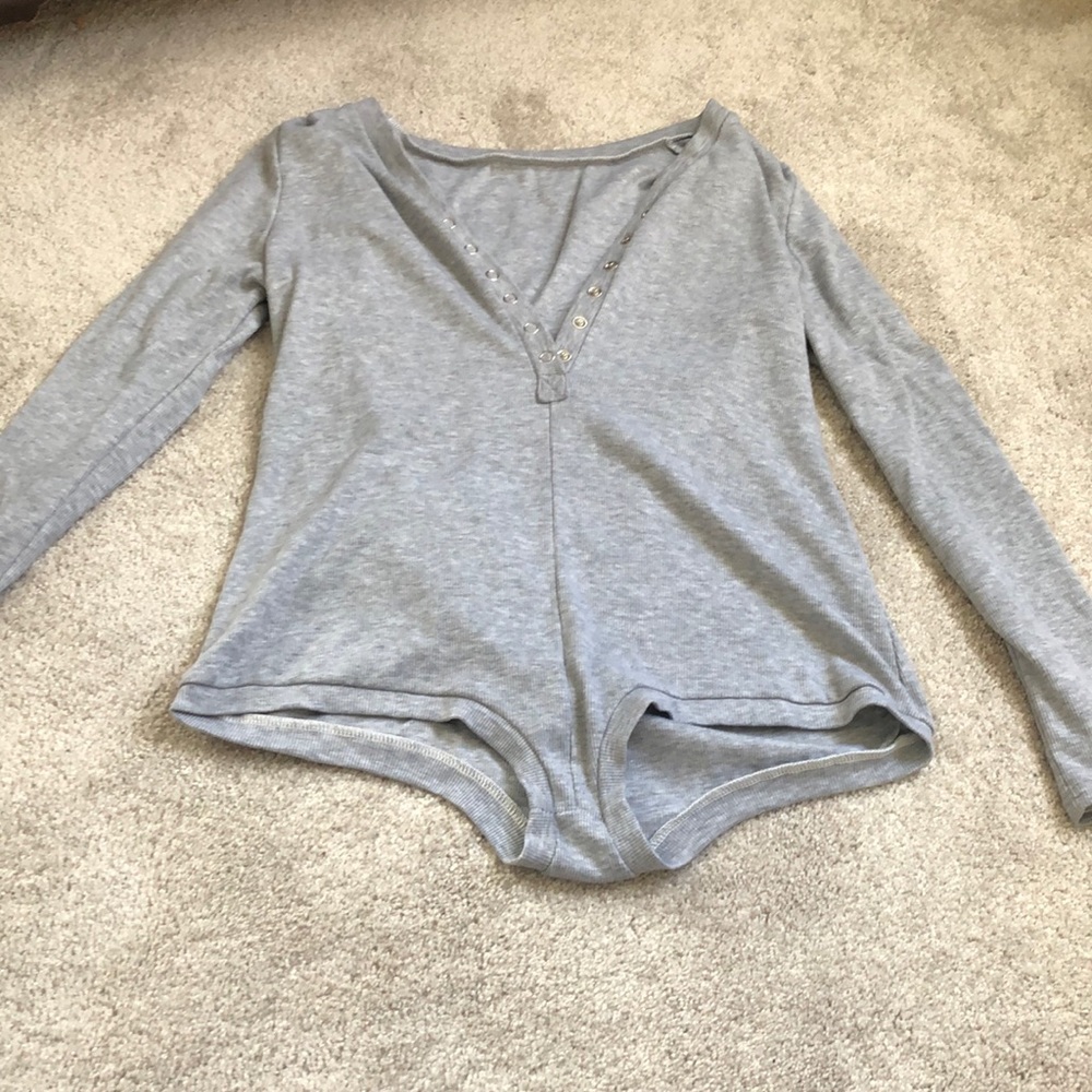 Long sleeve pajama bodysuit